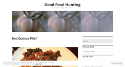 Desktop Screenshot of goodfoodhunting.net