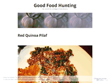 Tablet Screenshot of goodfoodhunting.net